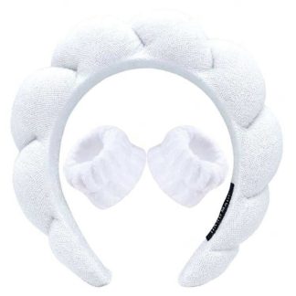 Set Diadema y pulseras para Skin care color Blanco