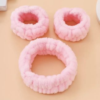 Set Diadema y pulseras para Skin care