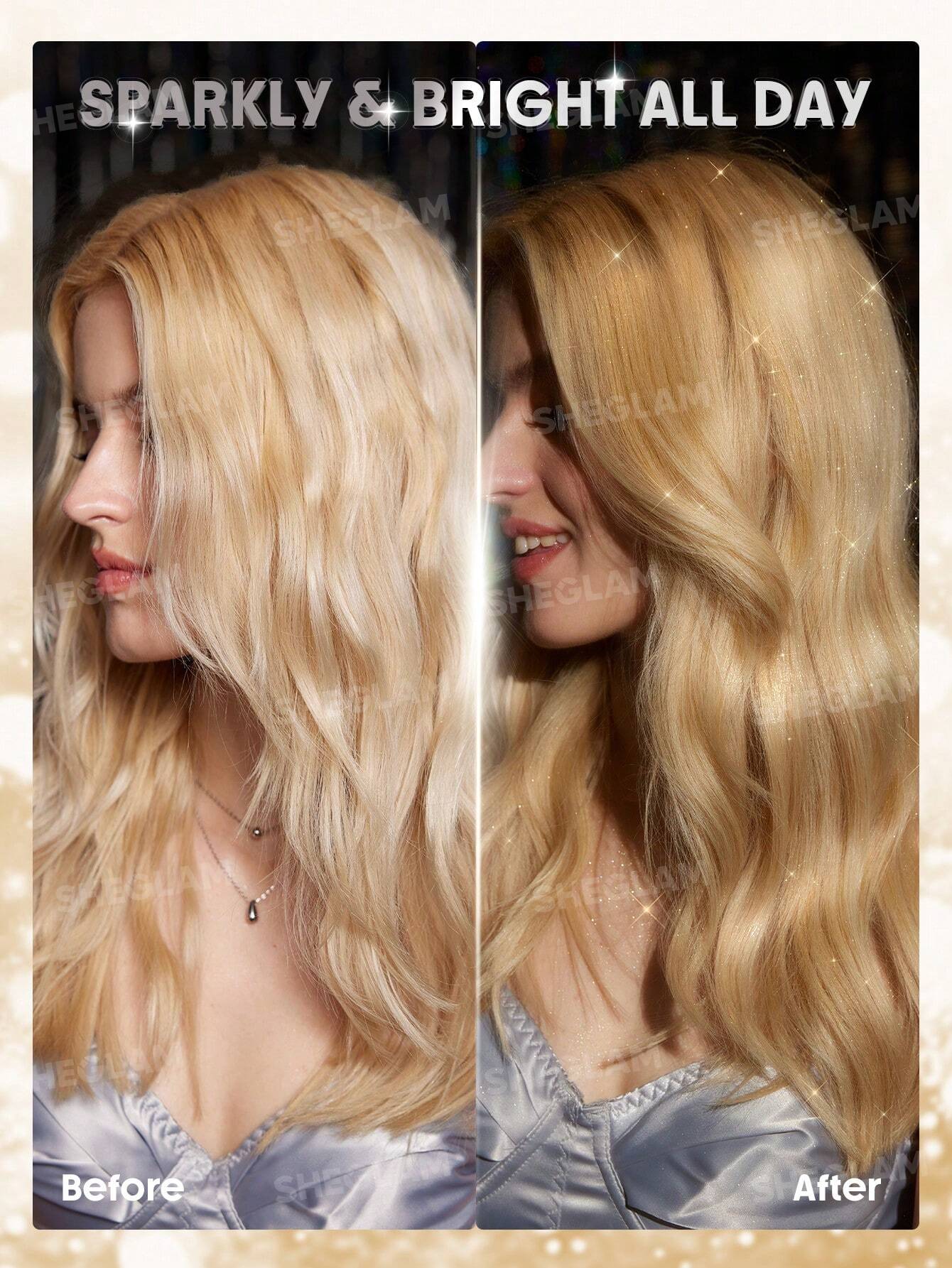 Hair Disco twist and body Glitter - Star - Imagen 3