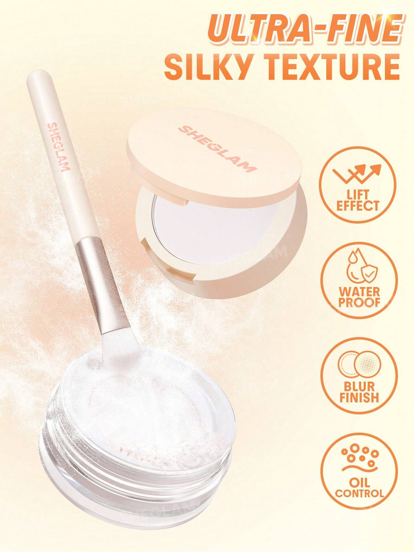 Insta-Ready Ultra-Fine Blur & Lift Setting Powder Duo-Translúcido - Imagen 5