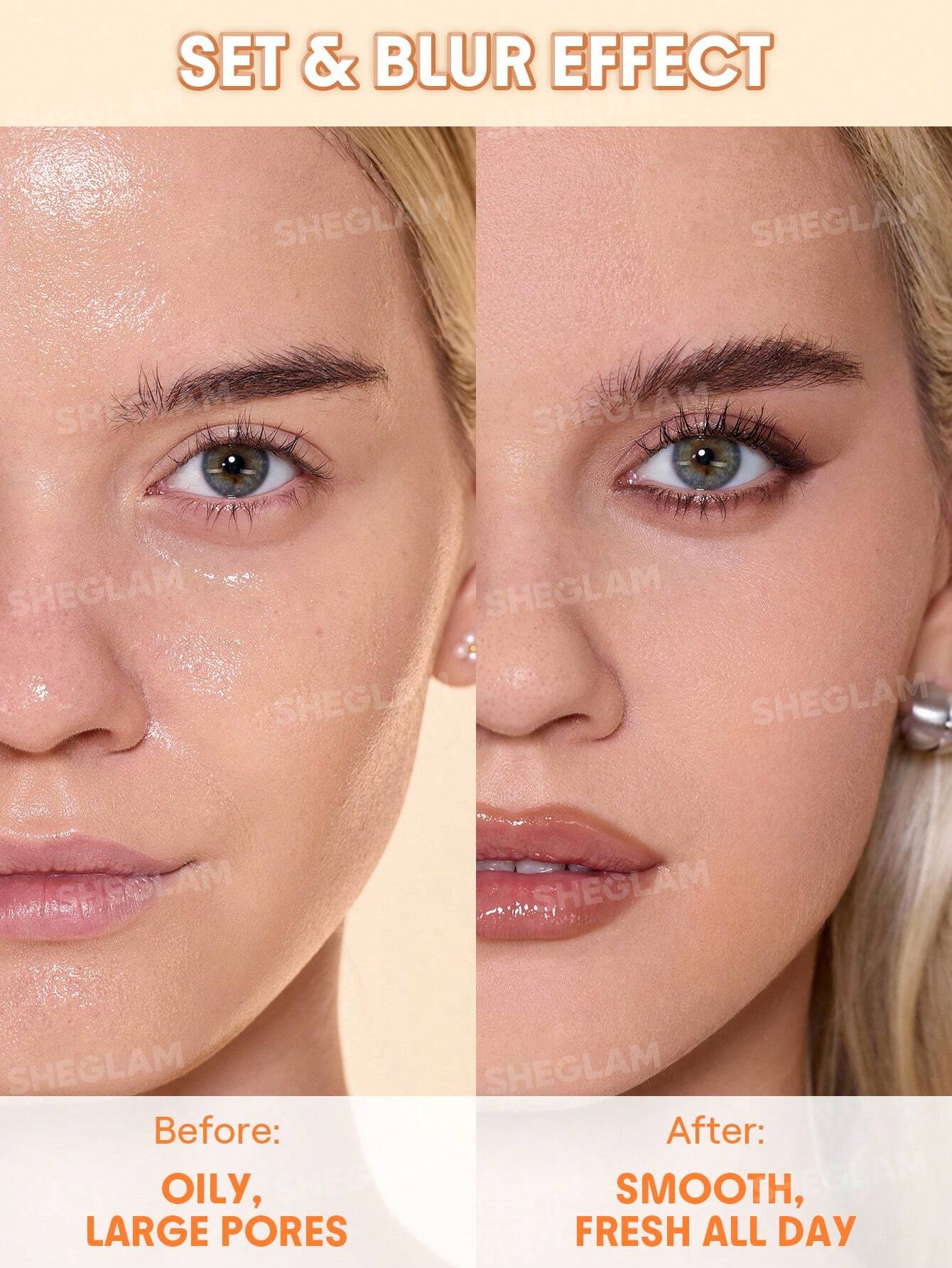 Insta-Ready Ultra-Fine Blur & Lift Setting Powder Duo-Translúcido - Imagen 3